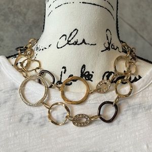 Cookie Lee Gold Chunky Chain Necklace